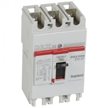 Фотография товара 'Legrand Выключатель автоматический Drx125 фиксированный 75A 027027'