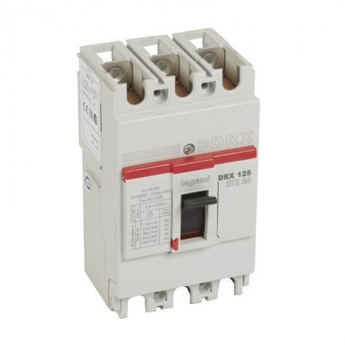 Фотография товара 'Legrand Выключатель автоматический DRX125 термомагнитный 63A 027224'