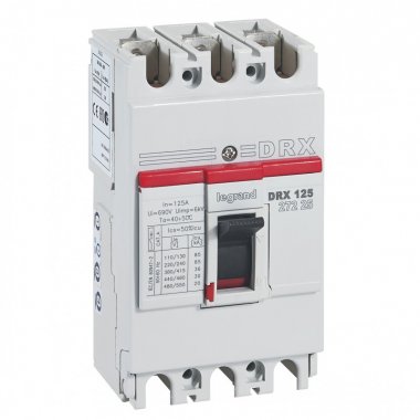 Фотография товара 'Legrand Выключатель автоматический DRX125 термомагнитный 125A 027225'
