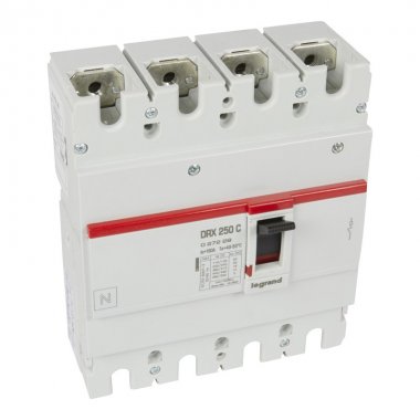 Фотография товара 'Legrand Выключатель автоматический DRX250 термомагнитный 160A 027229'