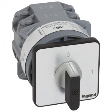 Фотография товара 'Legrand Выключатель - положение вкл/откл - PR 63 - 4П - 4 контакта - крепление на дверце 027428'