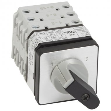 Фотография товара 'Legrand Переключатель на 2 направления PR 17 - 3П - 6 контактов 027467'