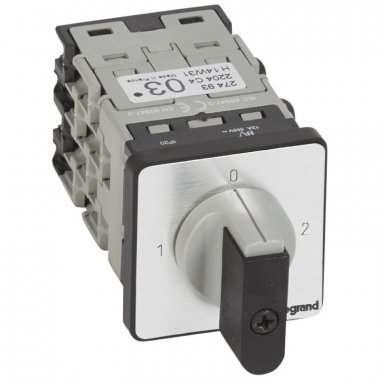 Фотография товара 'Legrand Переключатель на 2 направления PR 12 - 4П - 8 контактов 027493'