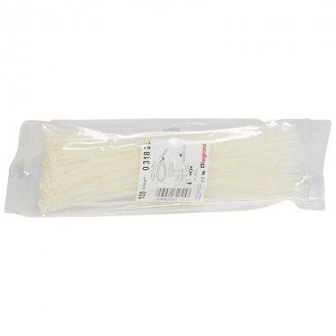 Фотография товара 'Legrand Монтажный хомут Colring - ширина 3,5 мм - длина 280 мм - пакет 100 штук 031825'