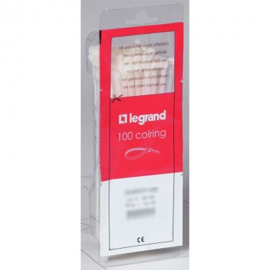 Фотография товара 'Legrand Монтажный хомут Colring для маркировки кабеля ширина 4,6 мм - длина 180 мм 032063'