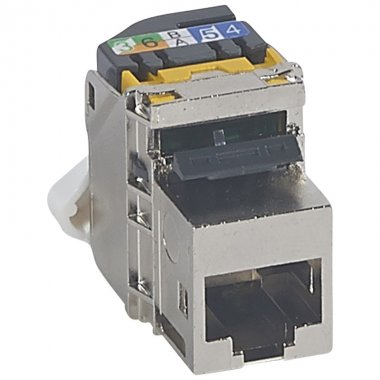 Фотография товара 'Legrand Механизм розетки Keystone RJ45 UTP категория 6A 033155'