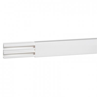 Фотография товара 'Legrand Мини-плинтус DLPlus - 32x12,5 мм - 2 отделения - длина 3 м 033310'