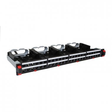 Фотография товара 'Legrand Патч-панель неукомплектованная высокой плотности 19 1U на 48 коннекторов 033793'