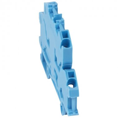 Фотография товара 'Legrand Пружинная клемма Viking 3 - двухполюсная - 4 проводника - шаг 6 мм 037208'