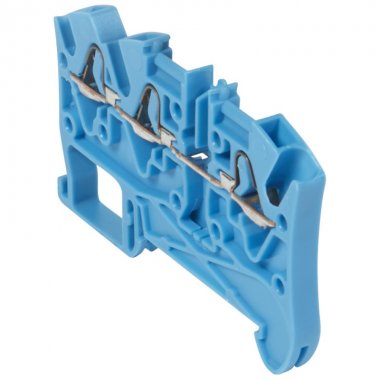 Фотография товара 'Legrand Пружинная клемма Viking 3 - однополюсная - 3 проводника - шаг 5 мм 037241'