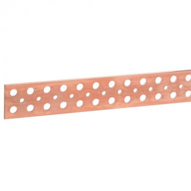 Фотография товара 'Legrand Плоская медная шина - 100x5 мм - до 1250/1050 A - длина 1750 мм 037446'