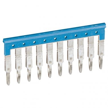 Фотография товара 'Legrand Эквипотенциальная гребенка Viking 3 - 10 контактов - для клемм с шагом 5 мм 037500'
