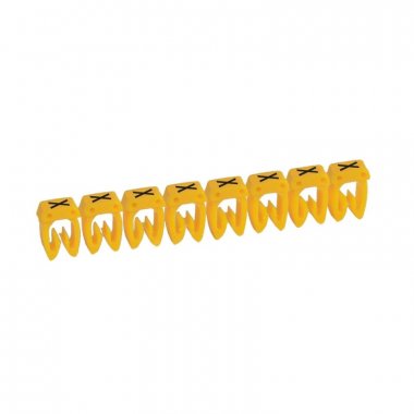 Фотография товара 'Legrand Маркер CAB 3 - для кабеля 0,15-0,5 мм - заглавная буква X 038133'