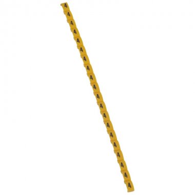 Фотография товара 'Legrand Маркер Duplix - цветовая международная кодировка - цифра 4 038404'