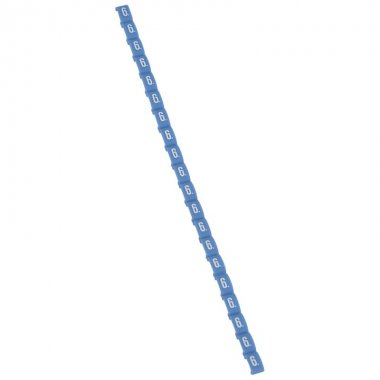 Фотография товара 'Legrand Маркер Duplix - цветовая международная кодировка - цифра 6 038406'