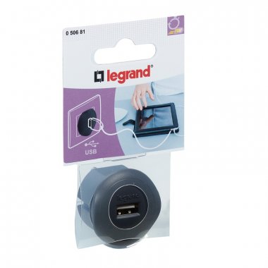 Фотография товара 'Legrand USB для зарядки 1,5А 050681'
