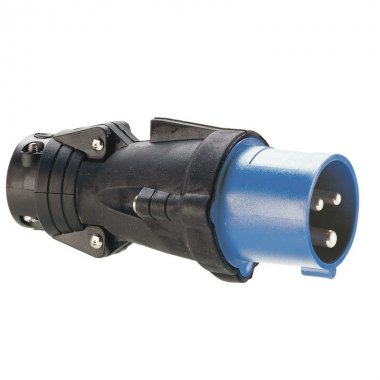 Фотография товара 'Legrand Прямая вилка Hypra - IP 44 - 2К+З - 16 А 052052'