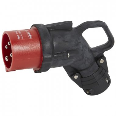 Фотография товара 'Legrand Угловая вилка Hypra - IP 44 - 3К+З - 16 А 052153'