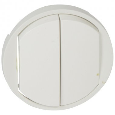 Фотография товара 'Legrand Лицевая панель - Программа Celiane - выключатель 1-полюсный / переключатель 068002'