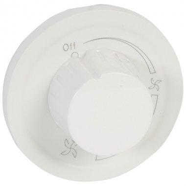 Фотография товара 'Legrand Лицевая панель - Программа Celiane - регулятор мотора вентилятора 40-400 Вт 068088'