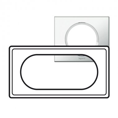 Фотография товара 'Legrand Рамка - Программа Celiane - 4/5 модулей 069125'