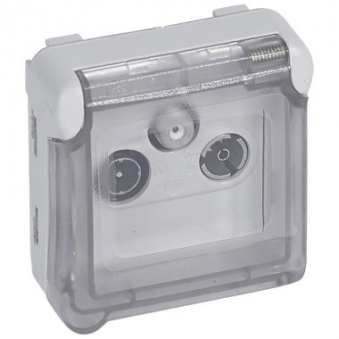 Фотография товара 'Legrand Розетка TV-R-SAT - Программа Plexo 069558'