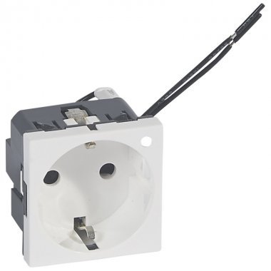 Фотография товара 'Legrand Розетка 2К+3 с индикатором - Программа Mosaic 077212'
