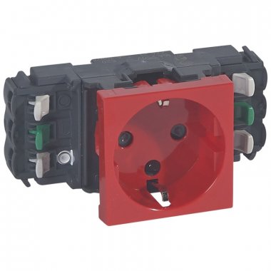 Фотография товара 'Legrand Розетка 2К+3 - Программа Mosaic - для установки в кабель-канале 077421'