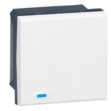 Фотография товара 'Legrand Mosaic Пульт 1-клавишный 2-канальный 078495'