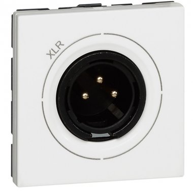Фотография товара 'Legrand Mosaic Розетка со штекером XLR 078756'