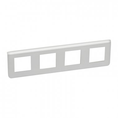 Фотография товара 'Legrand Рамка пластиковая горизонтальная Mosaic 4Х2 модуля 079308'