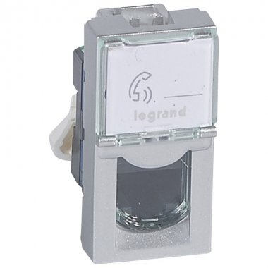 Фотография товара 'Legrand Розетка RJ 45 - Программа Mosaic - категория 6 - UTP 079461'