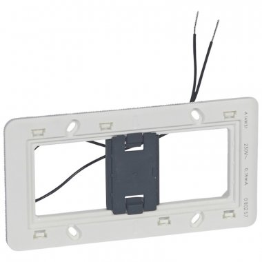 Фотография товара 'Legrand Суппорт с подсветкой - Программа Batibox - для Программы Mosaic - 2 -местный 080257'