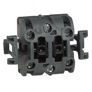 Фотография товара 'Legrand Двойной переключатель - серия Oteo - изделия сборные 086120'