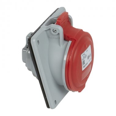 Фотография товара 'Legrand Розетка встраиваемая - 16А - 3К+З - 380 В - IP 44 090163'