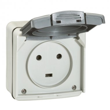 Фотография товара 'Legrand Розетка 2К+3 - с винтовыми зажимами - Программа Plexo - IP 55 - IK 08 091655'