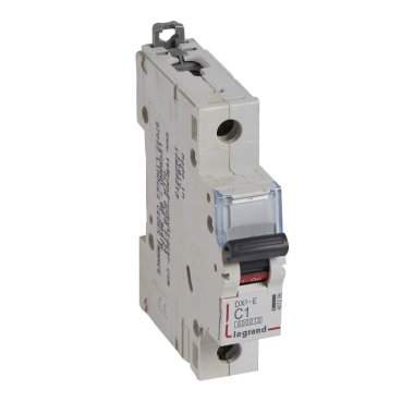 Фотография товара 'Legrand Автоматический выключатель DX тип характеристики C, 1 модуль 407256'