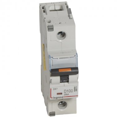 Фотография товара 'Legrand Автоматический выключатель DX3 1П D100A 25кА 409815'