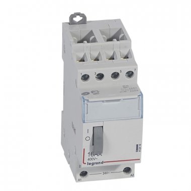 Фотография товара 'Legrand Импульсное реле - 4П - 16 А - 250 В цепь управления 24 В - 4 Н О - 2 модуля 412414'