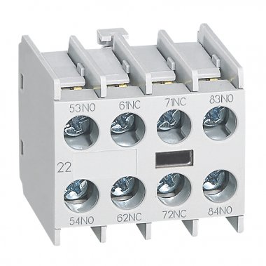 Фотография товара 'Legrand CTX3 мини Фронтальные вспомогательные контакты 1НО 3НЗ 417156'