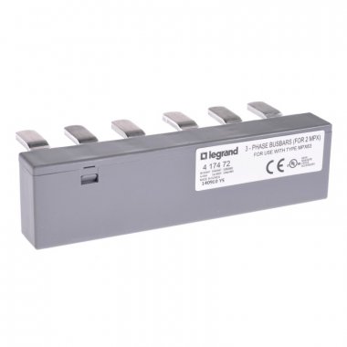 Фотография товара 'Legrand Гребенчатая шина MPX3 63H х2 аппарата 417472'