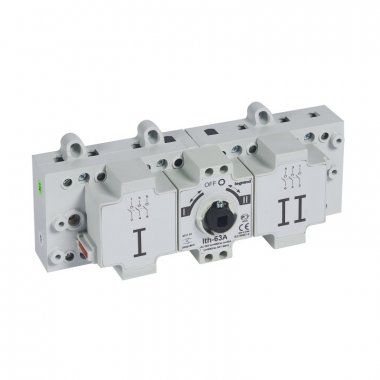 Фотография товара 'Legrand Перекидной выключатель-разъединитель DCX-M - 63 А - типоразмер 1 - 3П 431101'