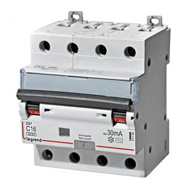 Фотография товара 'Legrand Дифференциальный автоматический выключатель, серия DX3 4-полюсный 411242'