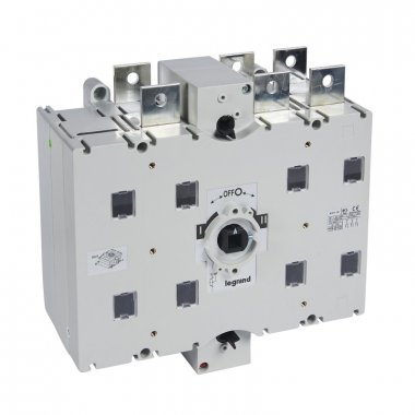 Фотография товара 'Legrand Перекидной выключатель-разъединитель DCX-M - 800 А - типоразмер 4 - 3П 431110'