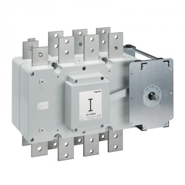 Фотография товара 'Legrand Перекидной выключатель-разъединитель DCX-M - 1600 А - типоразмер 6 - 3П+П 431133'