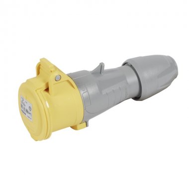 Фотография товара 'Legrand Мобильная розетка - P17 Tempra Pro - IP 44 - 100/130 В~ - 16 A - 2К+З 555101'