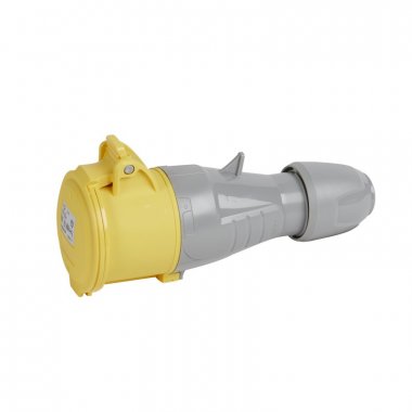 Фотография товара 'Legrand Мобильная розетка - P17 Tempra Pro - IP 44 - 100/130 В~ - 32 A - 2К+З 555211'