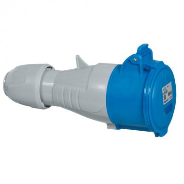 Фотография товара 'Legrand Мобильная розетка - P17 Tempra Pro - IP 44 - 200/250 В~ - 32 A - 3К+З 555215'