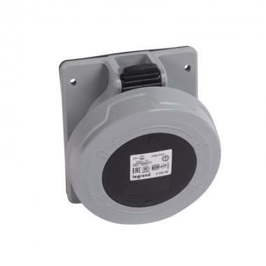 Фотография товара 'Legrand Розетка встраиваемая - 32А - 3К+З - 460 В - IP 67 555492'