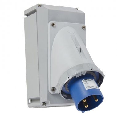 Фотография товара 'Legrand Вилка накладная - 63А - 2К+З - 230В - IP67 555514'